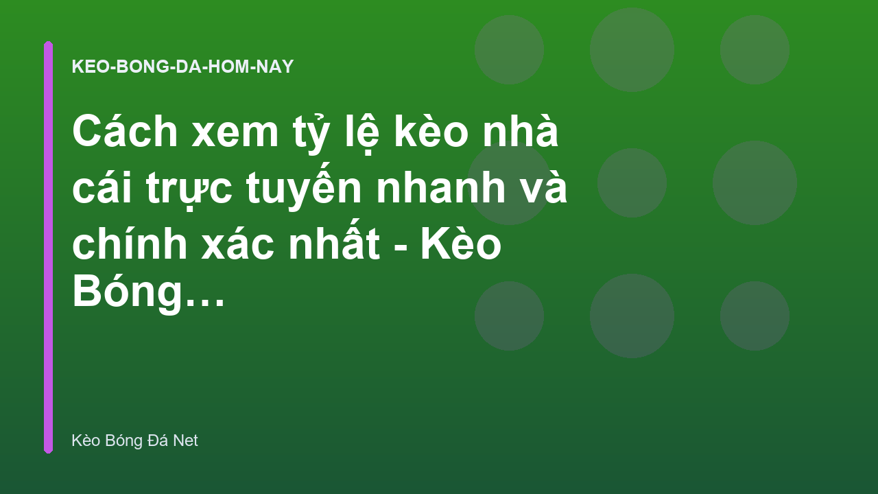 Read more about the article Cách xem tỷ lệ kèo nhà cái trực tuyến nhanh và chính xác nhất – Kèo Bóng Đá Trực Tuyến