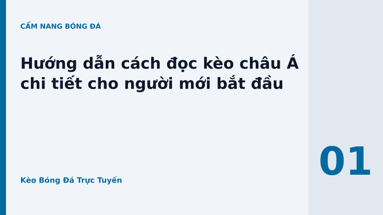 Hướng dẫn cách đọc kèo châu Á chi tiết cho người mới bắt đầu