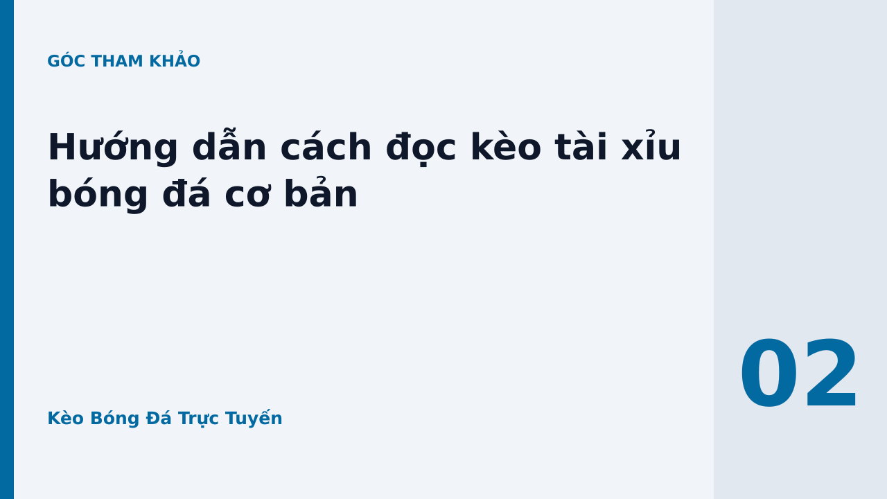 Hướng dẫn cách đọc kèo tài xỉu bóng đá cơ bản